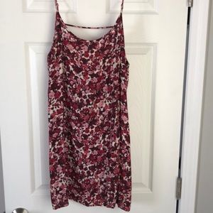 Floral mini dress spaghetti strap